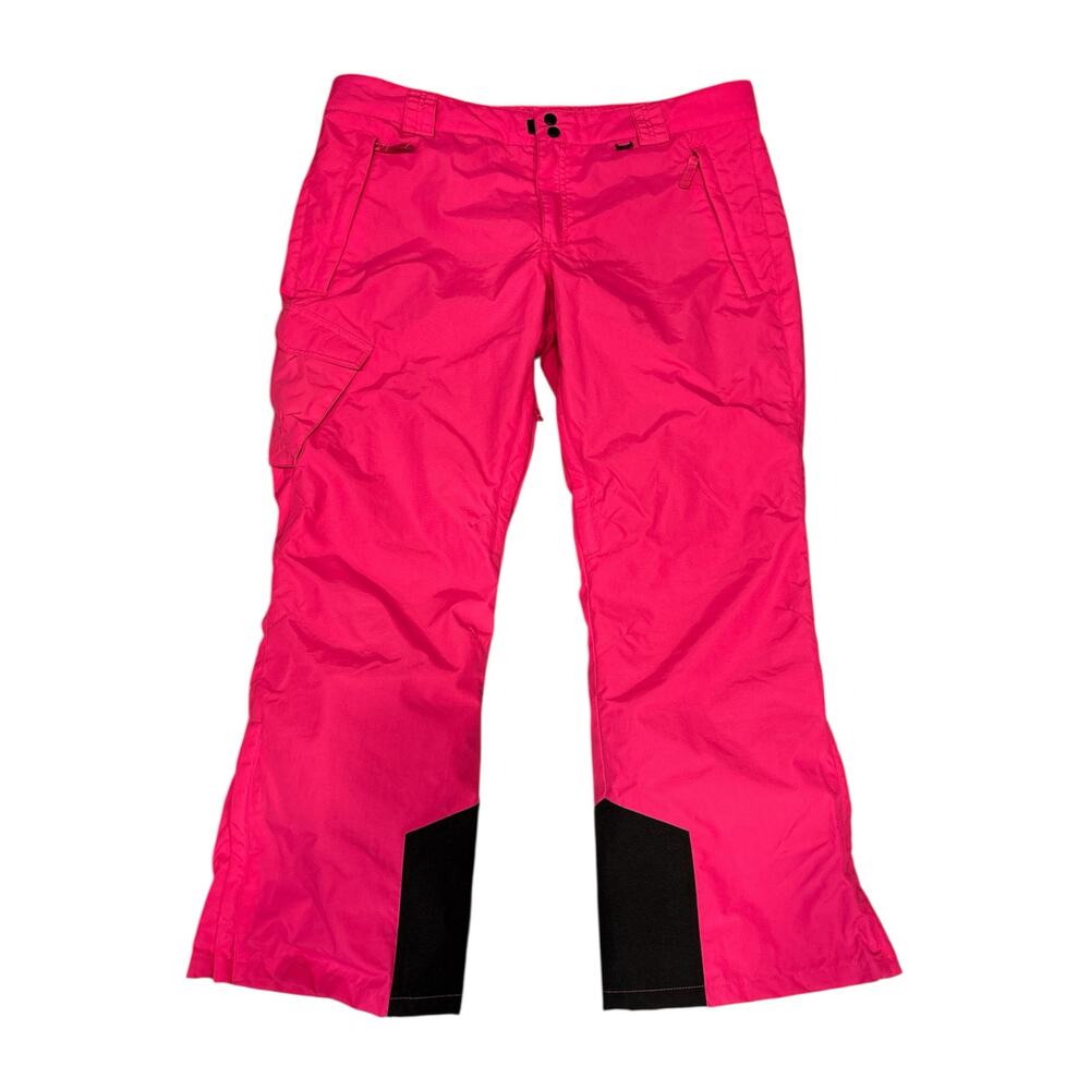 Slalom insulated cargo snowboard, ski snowpants women’s xl pink zippered pockets
